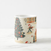  Woodland kerstpatroon (8) Koffiemok (Center)