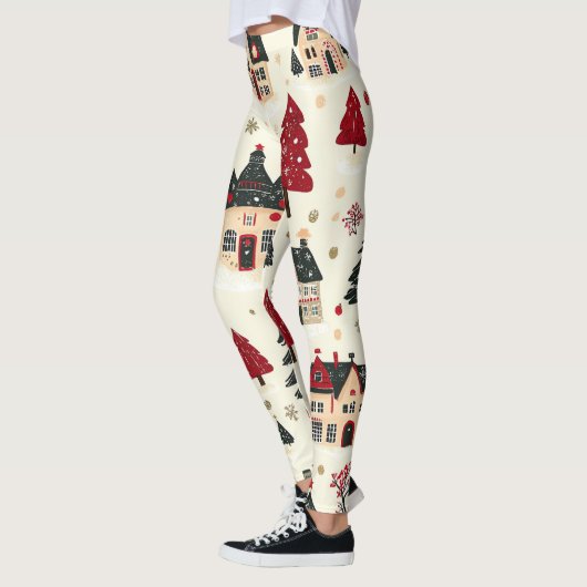  Woodland Kerstpatroon (9) Leggings (Links)