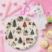  Woodland Kerstpatroon (9) Papieren Bordje (Feest)