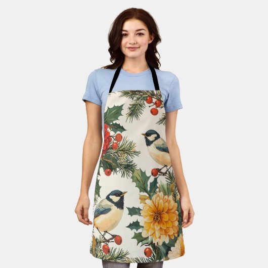  Woodland Kerstpatroon (9) Schort (Gedragen)