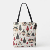  Woodland Kerstpatroon (9) Tote Bag (Achterkant)