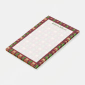 Woodland Kerstquilt look Speciaal Post-it® Notes (Schuin)