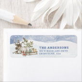 Woodland Kerstreindder | Retouradres Etiket (Insitu)