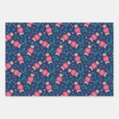 Woodland Kerstwinter Beer bos Inpakpapier Vel (Voorkant)