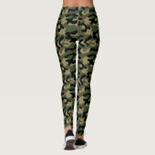Woodland Khaki Camouflage Leggings (Achterkant)