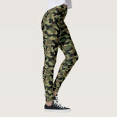 Woodland Khaki Camouflage Leggings (Rechts)
