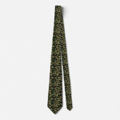 Woodland Khaki Camouflage Stropdas (Voorkant)