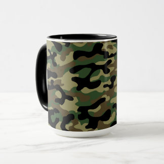 Woodland Khaki Camouflagepatroon Mok