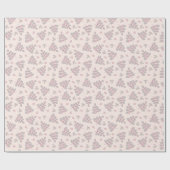 Woodland laat cadeaupapier achter (Vlak)