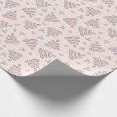 Woodland laat cadeaupapier achter (Hoek)
