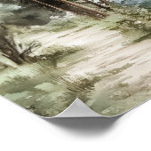 Woodland Lake Celebration Of Life Welcome Sign Poster (Hoek)