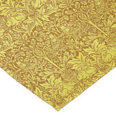Woodland Leaves Gold Rabbit William Morris Pattern Lange Tafelloper (Hoek)