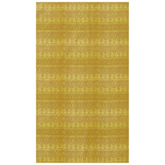 Woodland Leaves Gold Rabbit William Morris Pattern Tafelkleed (Voorkant)