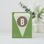 Woodland Light Banner Flag Briefkaart (Staand voorkant)