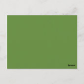 Woodland Light Banner Flag Briefkaart (Achterkant)