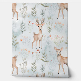 Woodland Little Deer Baby kwekerij Behang