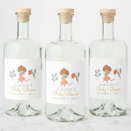 Woodland Little mause Favor Bag Likeurfles Etiket