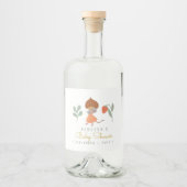 Woodland Little mause Favor Bag Likeurfles Etiket (Voorkant)