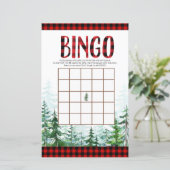 Woodland Lumberjack Forest Bingo Game (Staand voorkant)