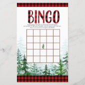 Woodland Lumberjack Forest Bingo Game (Voorkant)