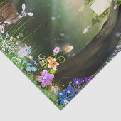 Woodland Magical Flower Forest Herten & Bunny Tissuepapier (Detail)