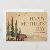 Woodland Mama Beer & Hare Cub Moederdag (Voorkant)