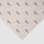 Woodland Mama en Baby Uil Pattern Baby shower Tissuepapier (Detail)