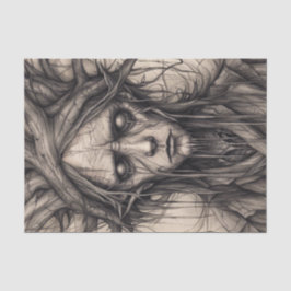 Woodland Man Forest Decoupage papier