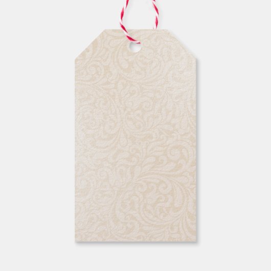 Woodland Manor Baby Shower Cadeaubijslabjes Cadeaulabel (Achterkant)