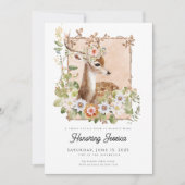 Woodland Manor Baby shower Invitation Kaart (Voorkant)
