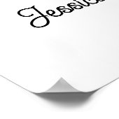 Woodland Manor Baby shower Welcome Sign Poster (Hoek)