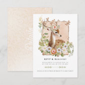 Woodland Manor RSVP Details Enclosure Kaart (Voorkant / Achterkant)