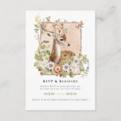 Woodland Manor RSVP Details Enclosure Kaart (Voorkant)