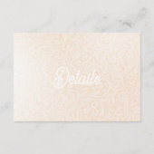 Woodland Manor RSVP Details Enclosure Kaart (Achterkant)