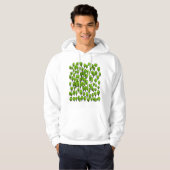 Woodland Map - Groene bomen Hoodie (Voorkant volledig)