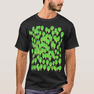 Woodland Map - Shades of Green T-shirt