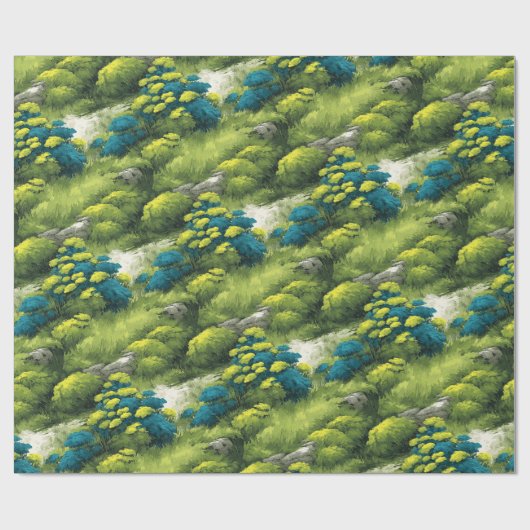 Woodland meadow  cadeaupapier (Vlak)