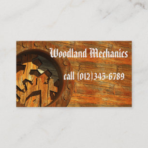 Woodland Mechanics Visitekaartje