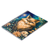 Woodland middernacht FOX - magische kinder school Notitieboek (Linkerzijde)