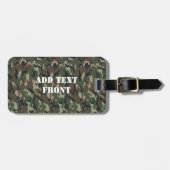 Woodland Militaire Camouflage Bagagelabel