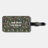 Woodland Militaire Camouflage Bagagelabel