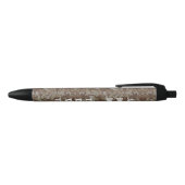 Woodland Militaire Camouflage Blauwe Inkt Pen (Bovenkant)