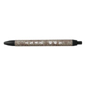 Woodland Militaire Camouflage Blauwe Inkt Pen (Voorkant)
