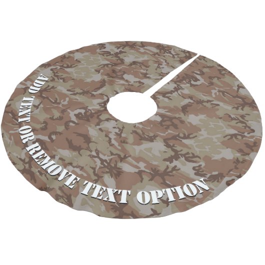 Woodland Militaire Camouflage Kerstboom Rok (Gekanteld)