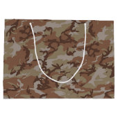 Woodland Militaire Camouflage Large Cadeautasje (Achterkant)