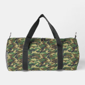 Woodland Militaire Camouflage Print - Gepersonalis Plunjezak (Achterkant)