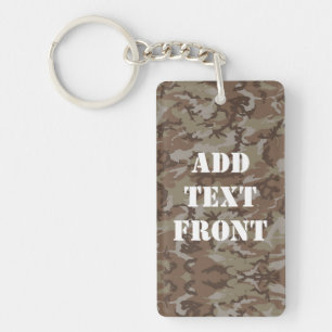 Woodland Militaire Camouflage Sleutelhanger