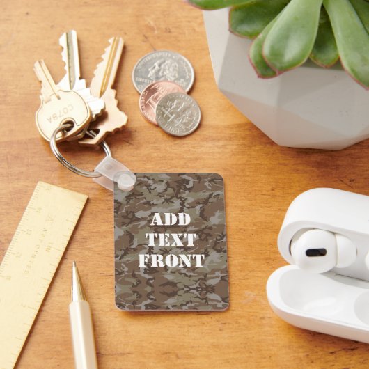 Woodland Militaire Camouflage Sleutelhanger (Bureau)