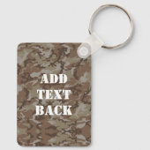 Woodland Militaire Camouflage Sleutelhanger (Achterkant)