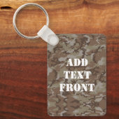 Woodland Militaire Camouflage Sleutelhanger (Voorkant)